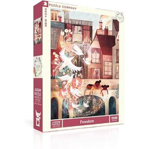 New York Puzzle Company - Adelina Lirius On a Voyage - 1000 Piece Jigsaw Puzzle for Family Game Nights by Adelina Lirius in Kuwait