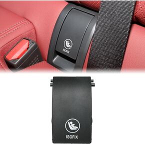 Rear Row Child Seat Anchor ISOFIX Cover Fit for BMW 3 Series G20 G21 G28 G80 G81 2019 2020 2021 2022 2023 2024, Car Seat Safety Belt Hook Buckle Covers Replacement (Black,1PCS) in Saudi Arabia
