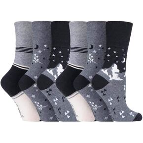 Sock shop 6 Pack Ladies Non Elastic Socks, Size 5-9 US in Saudi Arabia