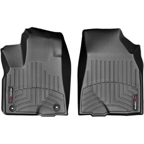 WeatherTech Custom Fit FloorLiners for Toyota Highlander - 1st Row (446321), Black in Kuwait