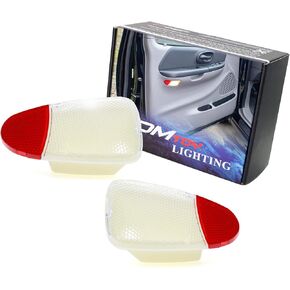 مجموعة Ijdmtoy من LH/RH Clear/Red Combined Lens Side Door مجاملة مجاملة مجاملة مجاملة تتوافق مع فورد 1997-2003 F150 ، 1997-1999 F250 Light Duty in Saudi Arabia