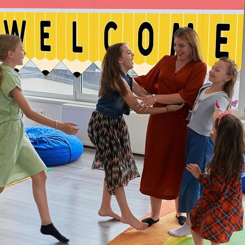 gisgfim 7Pcs Pencil Classroom Welcome Curtains Back to School Window Curtains for Kindergarten Daycare Primary First Day of School Classroom Bedroom Playroom Cover Decor 36 x 24Inches in Saudi Arabia