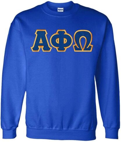 Alpha Phi Omega Lettered Crewneck in Saudi Arabia