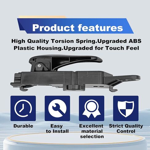 Front Right Interior Door Handle -Compatible with 2008 2009 2010 Hyundai Sonata Replacement Part 82610-3K520HZ (Front Right) in Saudi Arabia