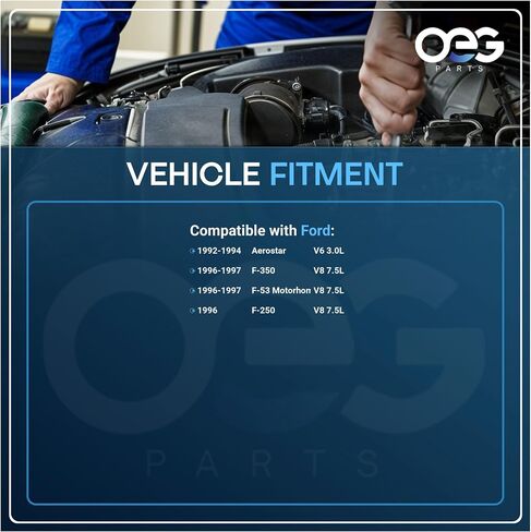 OEG Parts New Alternator Compatible With 1996 1997 Compatible With F250 F350 F53 7.5L & 1992-1994 Aerostar V6 3.0L F1SU-10300-BA, F29U-10300-AB, F69U-10300-AA, AFD0076, 40014018, 40014018R in Saudi Arabia
