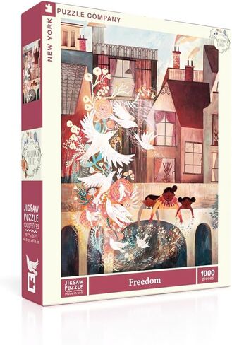 New York Puzzle Company - Adelina Lirius On a Voyage - 1000 Piece Jigsaw Puzzle for Family Game Nights by Adelina Lirius in Kuwait