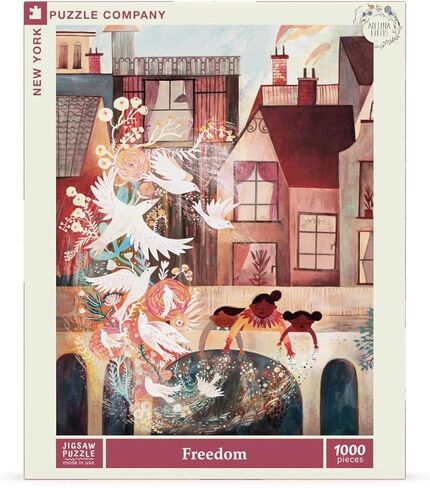 New York Puzzle Company - Adelina Lirius On a Voyage - 1000 Piece Jigsaw Puzzle for Family Game Nights by Adelina Lirius in Kuwait