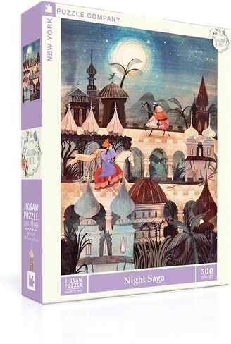 New York Puzzle Company - Adelina Lirius On a Voyage - 1000 Piece Jigsaw Puzzle for Family Game Nights by Adelina Lirius in Saudi Arabia