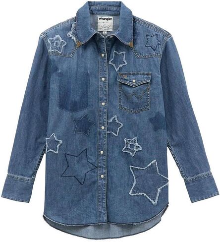 Wrangler X Lainey Wilson Denim Stardust Shirt in Saudi Arabia