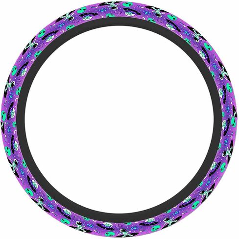 Astronauts and Aliens Car Steering Wheel Cover Travel and Exploration in Space Steering Wheel Cover Car Decor Suitable for Most Vehicles Including Trucks and SUV in Saudi Arabia