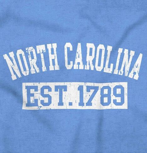 Classic Teaze Vintage North Carolina Distressed Est Hoodie Sweatshirt Women Men in Kuwait
