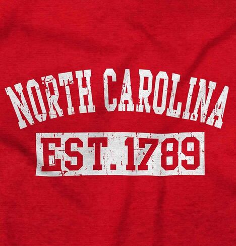 Classic Teaze Vintage North Carolina Distressed Est Hoodie Sweatshirt Women Men in Kuwait