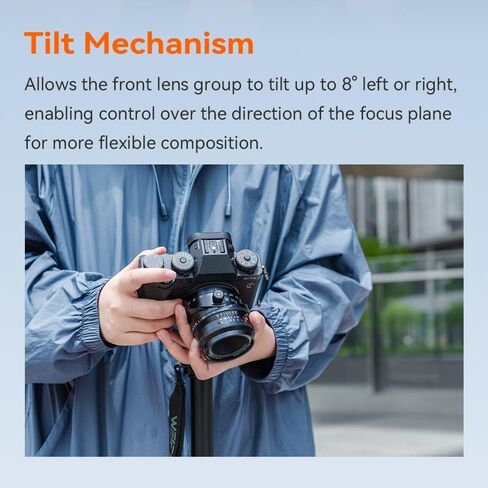 TTARTISAN 35 مم F1.4 TILT APS-C Frame F1.4 LARGE APERTURE MANUAL LENS متوافقة مع Sony A5000 ، A6000 ، A5100 ، NEX-3 ، NEX-3R ، NEX-5T ، NEX-5R ، NEX-5N ، ZVE-10 ، FX30 in Kuwait