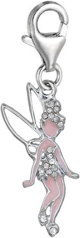 Sexy Sparkles Fairy Clip on lobster Claw clasp charm for bracelets in Saudi Arabia