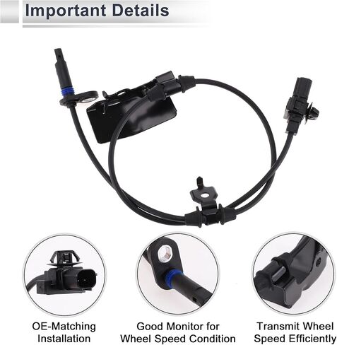 Rear Right ABS Wheel Speed Sensor for Honda Pilot 2009-2015 ABS Sensor Anti-lock Braking System Sensor No.57470SZAA01 1 Pcs in Saudi Arabia