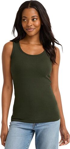 Jockey Women's Performance 100% Cotton Rib Tank in Saudi Arabia