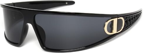 KENBO Y2K Sunglasses Wrap Around Futuristic Sunglasses for Women Men Fashion Sport Shades Sun Glasses UV400 in Saudi Arabia