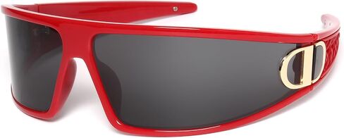 KENBO Y2K Sunglasses Wrap Around Futuristic Sunglasses for Women Men Fashion Sport Shades Sun Glasses UV400 in Saudi Arabia