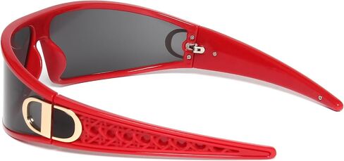 KENBO Y2K Sunglasses Wrap Around Futuristic Sunglasses for Women Men Fashion Sport Shades Sun Glasses UV400 in Saudi Arabia