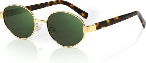 SUNGAIT Retro Oval Sunglasses for Women Polarized Sun Glasses Trendy Classic UV400 in Saudi Arabia