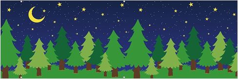 10 x 16 ft Enchanted Forest Camping Backdrop Forest Scene Camping Background Supplies Forest Night Scene Photography Background for Camping Theme Party Photo Banner Decoration in Saudi Arabia