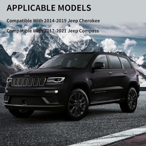 استبدال مرآة جانب السائق لعام 2014-2019 Jeep Cherokee ، 2017-2021 Jeep Compass Mirrors Glass-Glass محدب ، مرآة عرض خلفية جانبية مع الطاقة مدفوعة in Saudi Arabia
