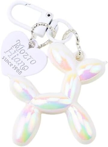 Jelly balloon Dog Keychain for Women Cute Keychain Charm Accessory Car Keychain in Kuwait