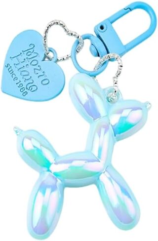 Jelly balloon Dog Keychain for Women Cute Keychain Charm Accessory Car Keychain in Kuwait