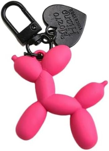 Jelly balloon Dog Keychain for Women Cute Keychain Charm Accessory Car Keychain in Kuwait