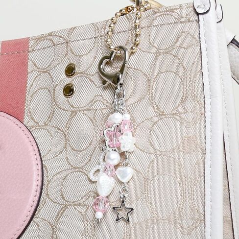 Cute Keychain, Y2K Kawaii KeyChains Accessories Decor for Girls Women Bag Purse Charms Gift in Saudi Arabia