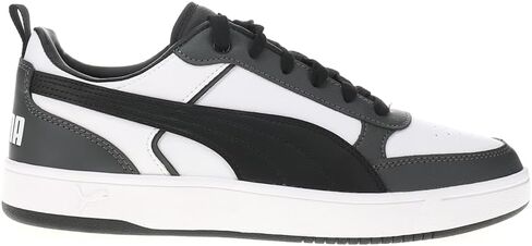 Puma Mens Dribble Lace Up Sneakers أحذية غير رسمية - رمادي - حجم 8 م in Saudi Arabia