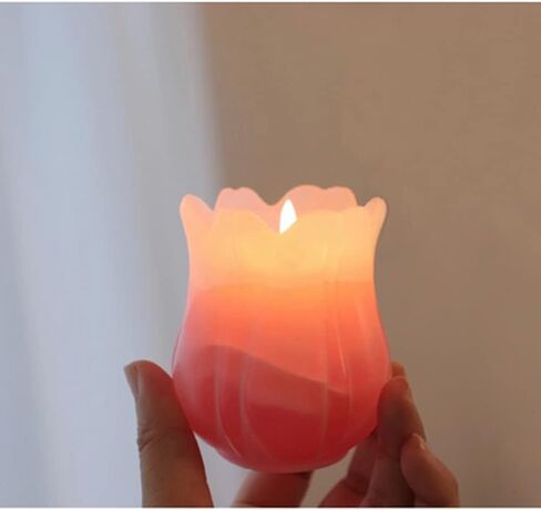 Embossed Butterfly Frangipani Cylinder Candle Molds, Pillar Candle Mold Epoxy Resin Casting Silicone Mould for Making Candle Soap Plaster Clay Mold in Saudi Arabia