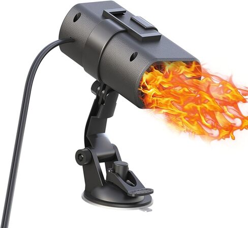 سخان 12 فولت للسيارة 150W تسخين سريع التدفئة مروحة Defogger & Defroster 360 ° التناوب سخان السيارات المحمولة التي تتساقط في سجائر أخف وزنا هواء صغير الحرارة Red02 in Kuwait