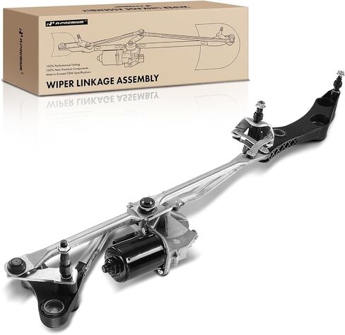 A-Premium Front Windshield Wiper Motor and Linkage Assembly Compatible with BMW Vehicles - E60 528i xDrive/525i/525xi/528i/528xi/530i/530xi/535i/535i GT/535i xDrive/535xi/545i/550i, E63 M5/650i/645Ci in Saudi Arabia