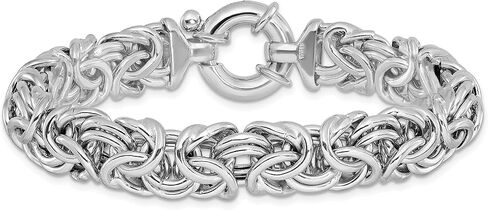 IceCarats 925 Sterling Silver Link Chain Bracelet in Saudi Arabia