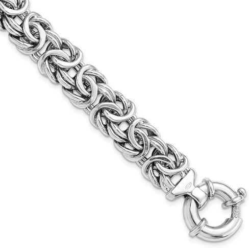 IceCarats 925 Sterling Silver Link Chain Bracelet in Saudi Arabia