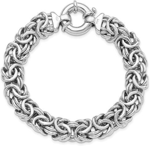 IceCarats 925 Sterling Silver Link Chain Bracelet in Saudi Arabia