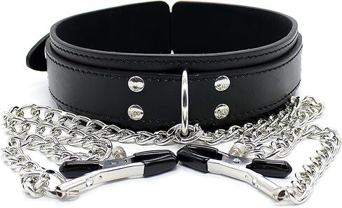 Sexy Body Jewelry Non Piercing for Women, Body Chain with Neck Choker, Women Sensory Toys, Black in Saudi Arabia