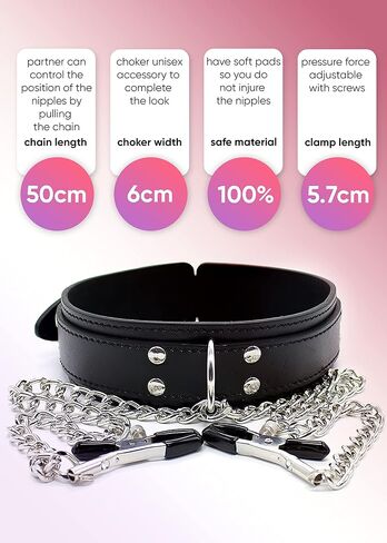 Sexy Body Jewelry Non Piercing for Women, Body Chain with Neck Choker, Women Sensory Toys, Black in Saudi Arabia