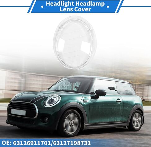1 Pc Headlight Lens Cover for BMW Mini Cooper 2001-2006 Durable PC Clear Front Left Headlight Headlamp Lense Clear Lens Cover in Saudi Arabia
