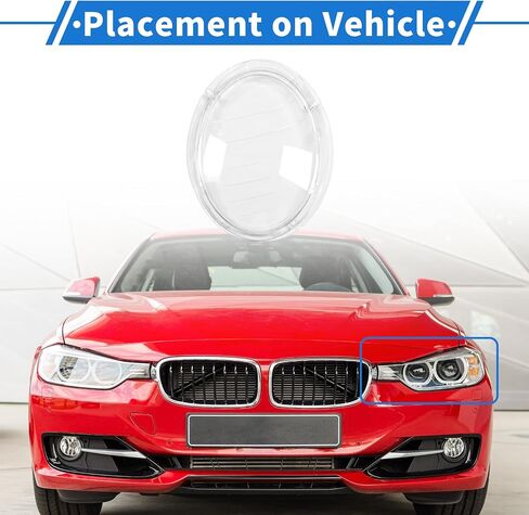 1 Pc Headlight Lens Cover for BMW Mini Cooper 2001-2006 Durable PC Clear Front Left Headlight Headlamp Lense Clear Lens Cover in Saudi Arabia