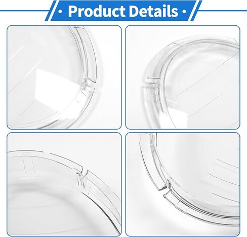 1 Pc Headlight Lens Cover for BMW Mini Cooper 2001-2006 Durable PC Clear Front Left Headlight Headlamp Lense Clear Lens Cover in Saudi Arabia