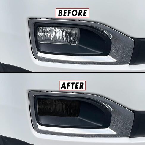 Slickmod Precut Vinyl Smoke Lint لعام 2015-2020 GMC Yukon | المصباح الأمامي Yukon XL (35 ٪ دخان خفيف ، 1. المصباح الأمامي) in Kuwait