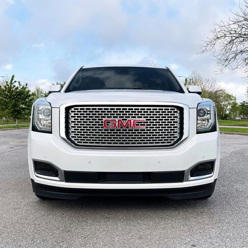 Slickmod Precut Vinyl Smoke Lint لعام 2015-2020 GMC Yukon | المصباح الأمامي Yukon XL (35 ٪ دخان خفيف ، 1. المصباح الأمامي) in Kuwait