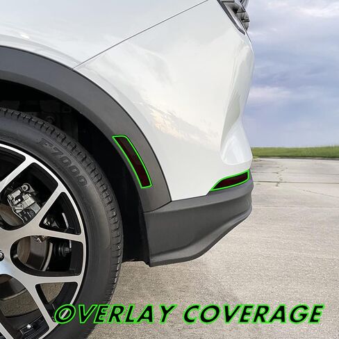 Slickmod Precut Vinyl Smoke Lint لعام 2021-2022 Ford Mustang Mach-E Sidemarkers & Reflectors (2 in Saudi Arabia
