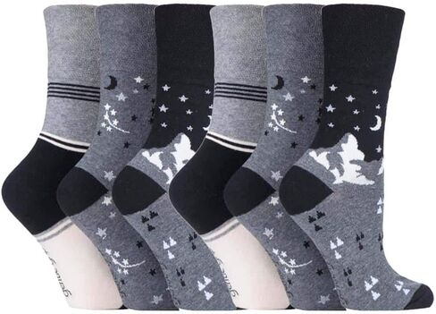 Sock shop 6 Pack Ladies Non Elastic Socks, Size 5-9 US in Saudi Arabia