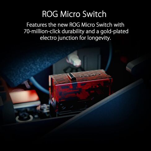 ASUS ROG Spatha X Wireless Gaming Mouse – MMO/MOBA Design, 12 Programmable Buttons, Right-Handed, 168g, Dual-Mode (Wired/2.4GHz), 19K DPI, up to 67Hr Battery, Magnetic Charging Dock, PC/Mac Support in Saudi Arabia