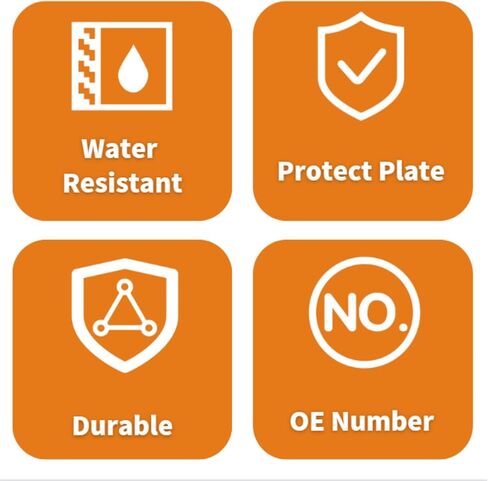 109684400B Rear License Plate for, License Plate Holder Mounting Bracket, License Plate Replacement for 2017 to 2023 in Saudi Arabia