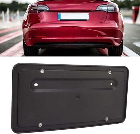 109684400B Rear License Plate for, License Plate Holder Mounting Bracket, License Plate Replacement for 2017 to 2023 in Saudi Arabia