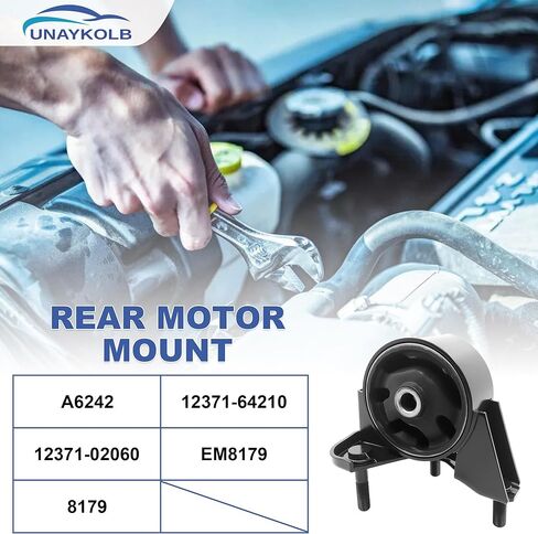 Engine Motor Mounts & Trans Mounts 4PCS Compatible With Toyota Corolla 1993 1994 1995 1996 1997 For 1993-1997 Geo Prizm Replace# A6261 A6260 A6242 A6258 in Kuwait